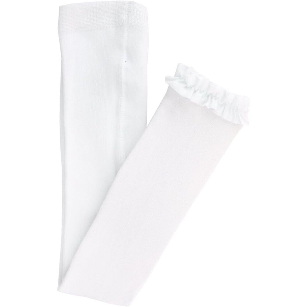 RuffleButts Toddler Girls Footless Ruffled Tights